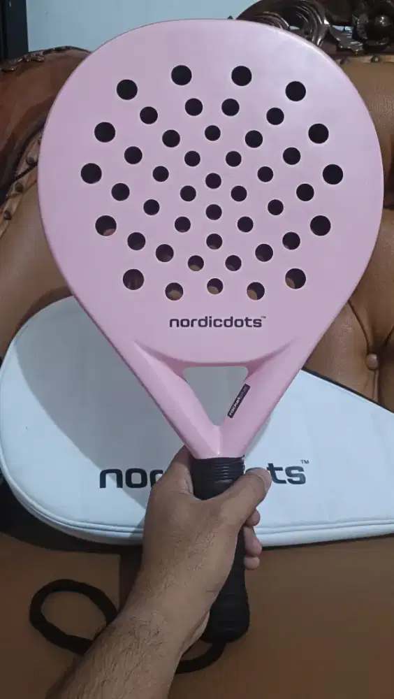 DIJUAL Raket Padel Nordicdots Fiesta Series SEA PINK