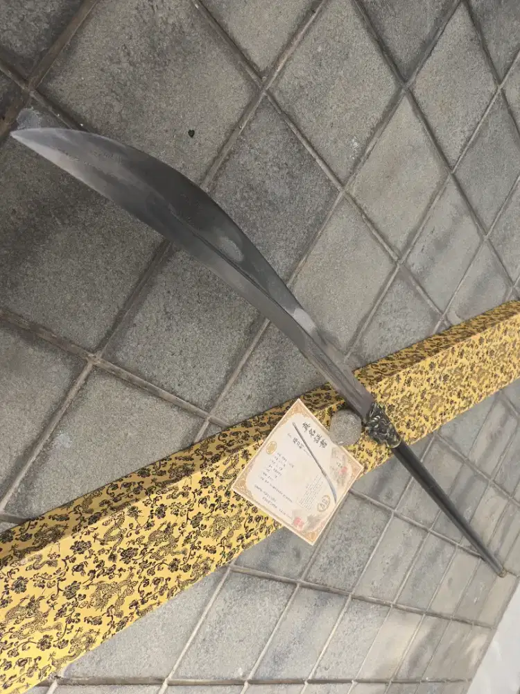 Tombak jepang ken homura naginata damascus blade