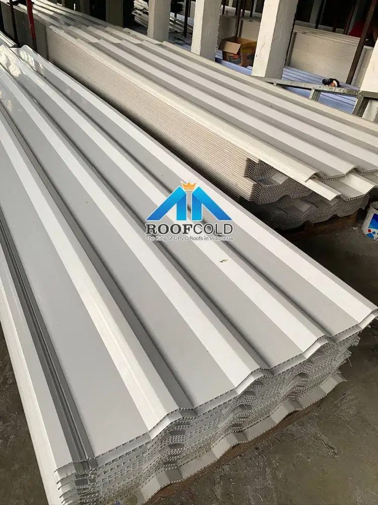 Atap upvc doubel layer roofcold