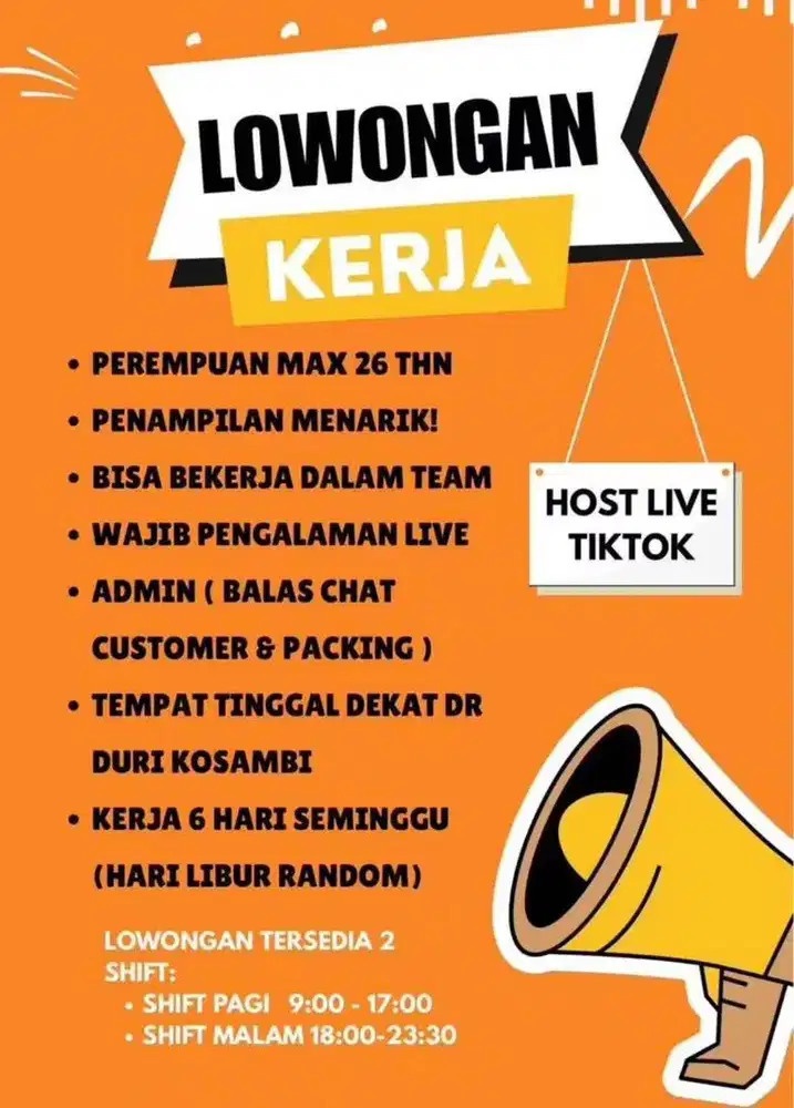 HOST LIVE TIKTOK (produk baju baby)