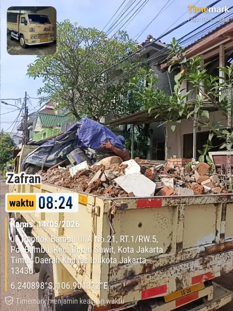 Jasa buang puing dan angkut sampah proyek