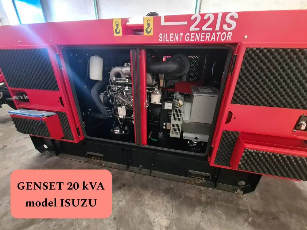 Genset Isuzu model Silent Baru