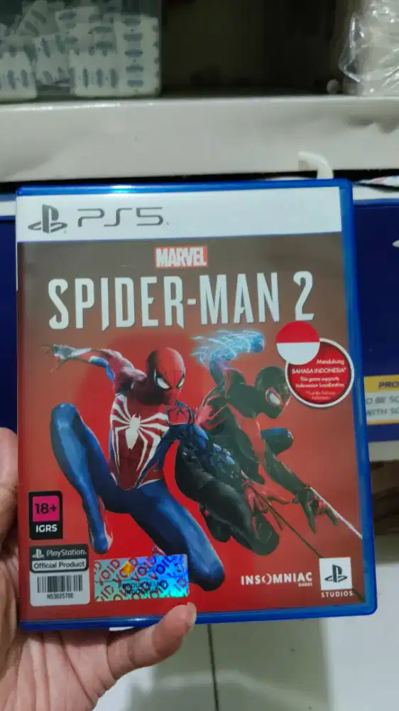 Bd/kaset ps5 spiderman 2 Region 3