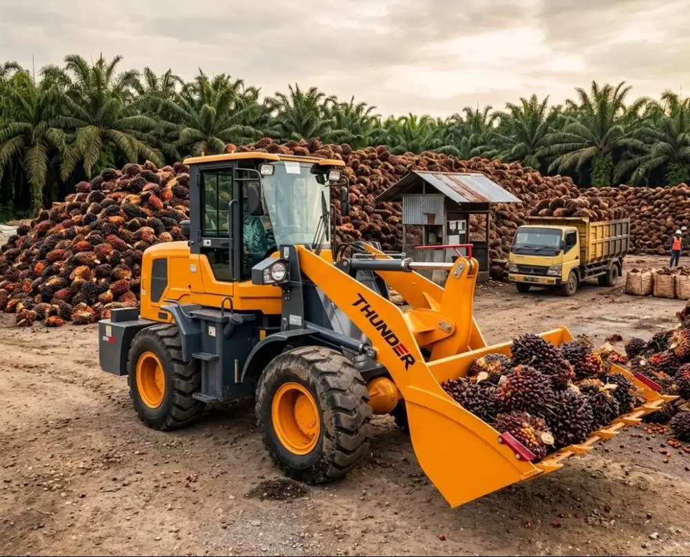 Thunder Wheel Loader China Tangguh dan Handal Ready Stock Garansi Part