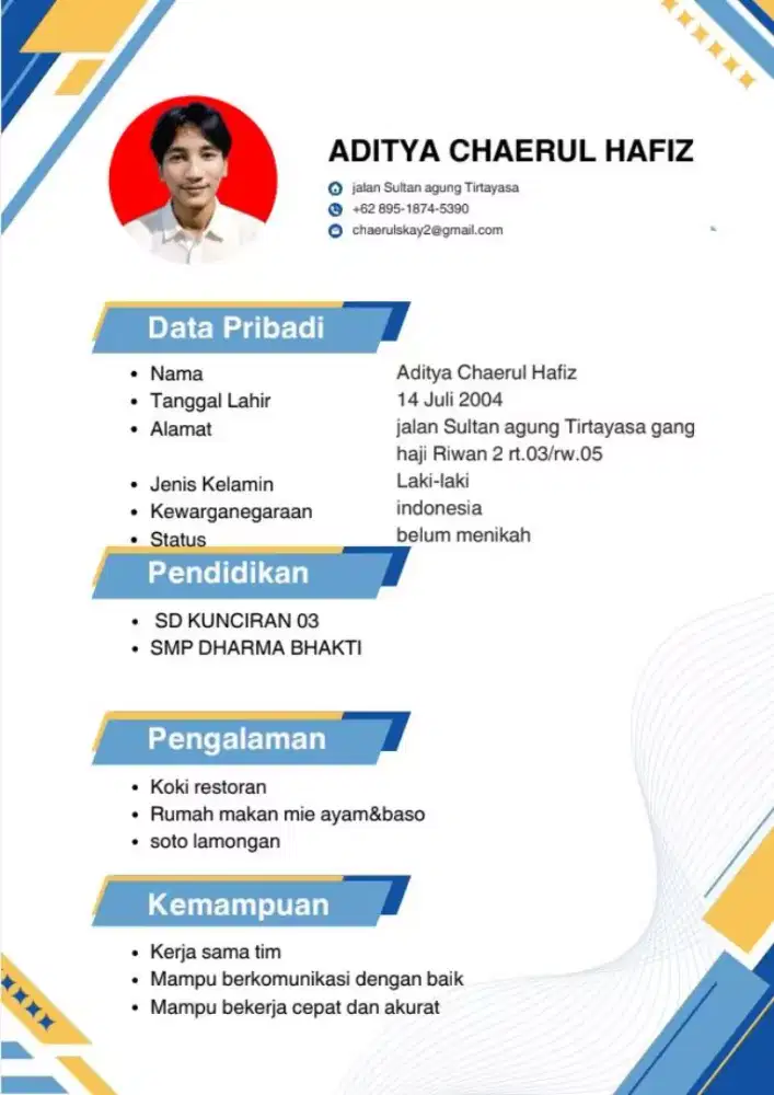 Nyari kerja serius brangkat sekrng