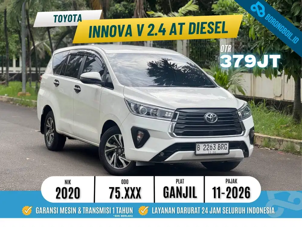 Innova V 2.4 Diesel 2020 Putih