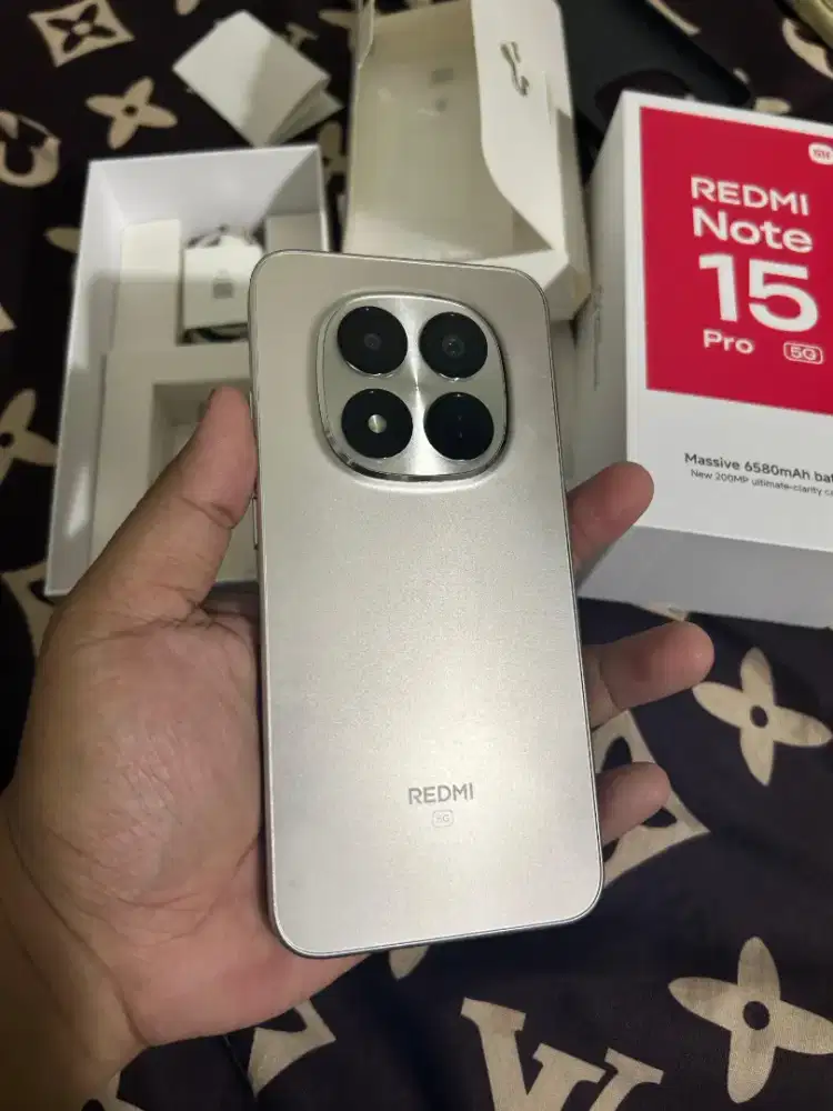 Redmi Note15 Pro 5G 12/512gb baru 3bln