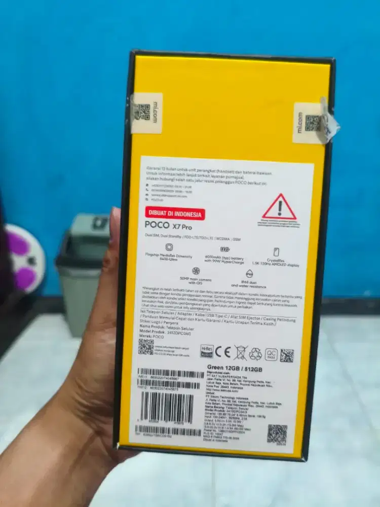 JUAL POCO X7PRO 12/512