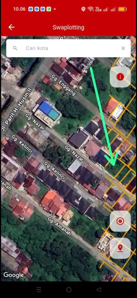Tanah paris 2 lokasi strategis siap bangun