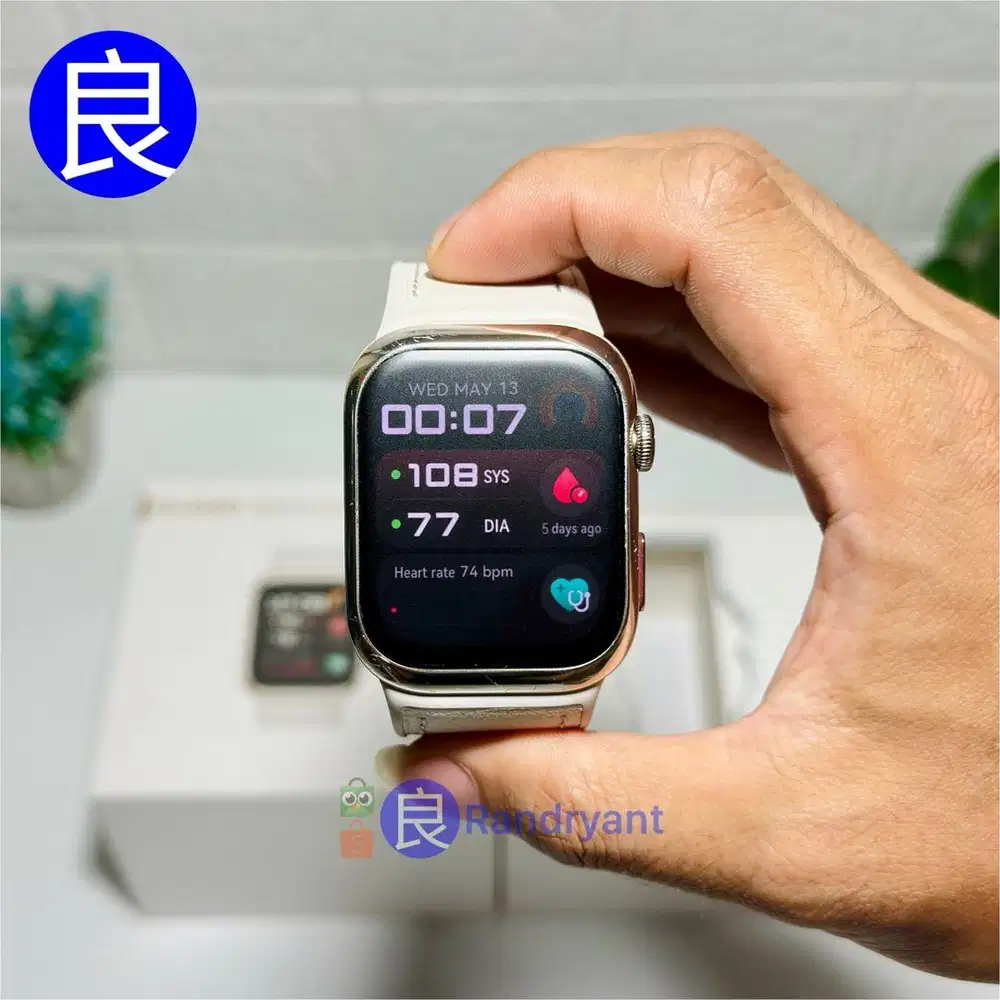 Huawei Watch D2 Gold White Leather Garansi Resmi Indo Fullset Ori