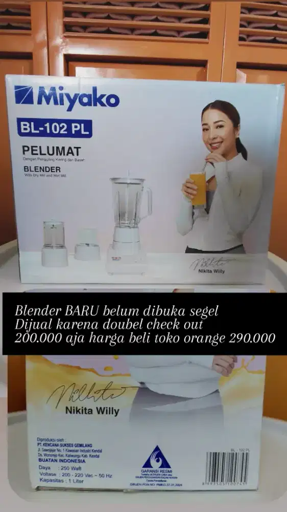 Dijual BU Kelebihan CO