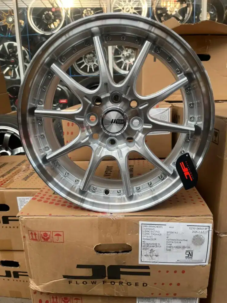 Ssr Zest jf luxury ring 15 lebar 6,5 pcd 4x100/114,3 ET 42 brio sigra