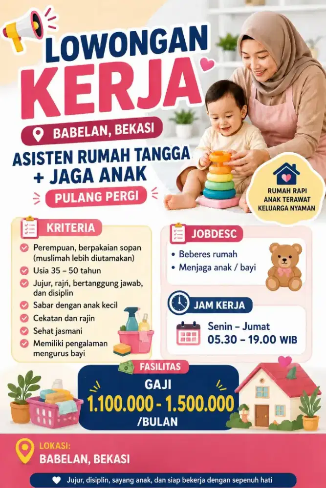 DI CARI ART DAN JAGA ANAK BAYI