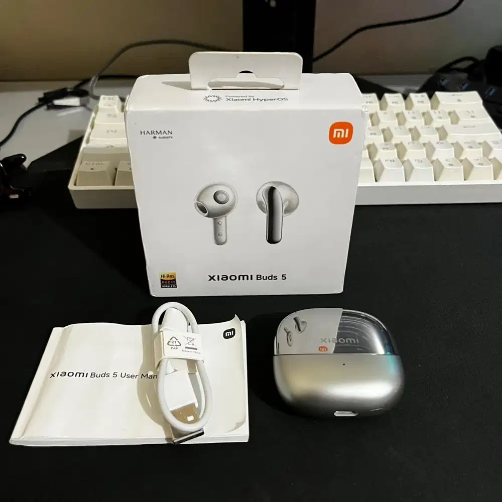 XIAOMI BUDS 5 ORIGINAL FULLSET LIKE NEW