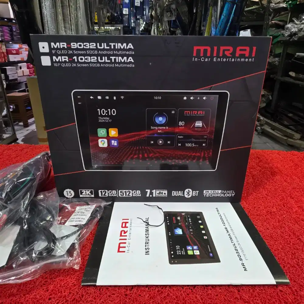 Head Unit Android MIRAI Z SERIES MR-9032 ULTIMA 12GB+512GB 2K 9 in