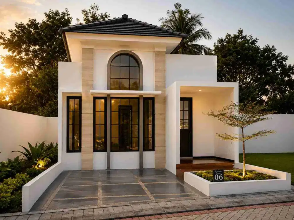 Rumah Modern Pakisaji Malang One Gate System SHM