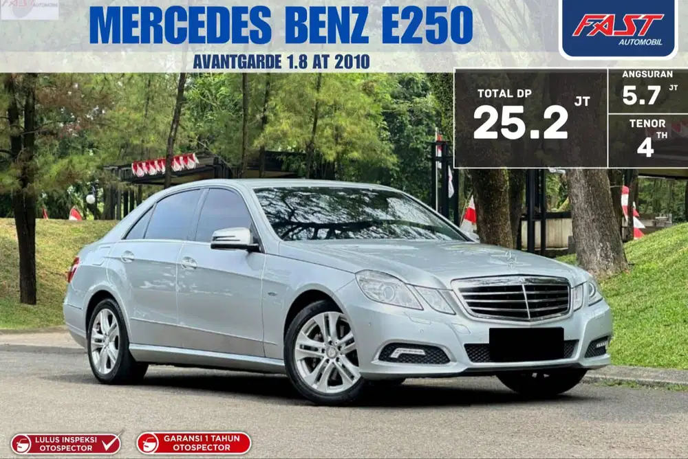 MERCEDES BENZ E250 2010 AVANTGARDE 1.8 AT LOW KM.66RB & PAJAK PANJANG