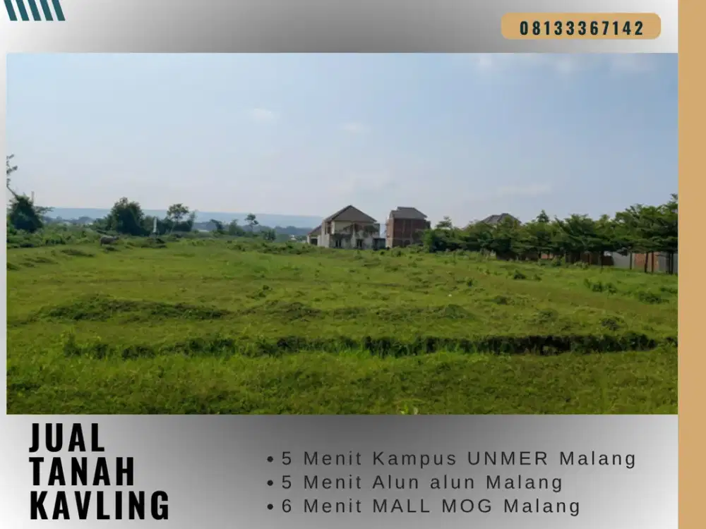 5 Menit Cyber Mall Dieng Malang Sertifikat Tanah Dijual