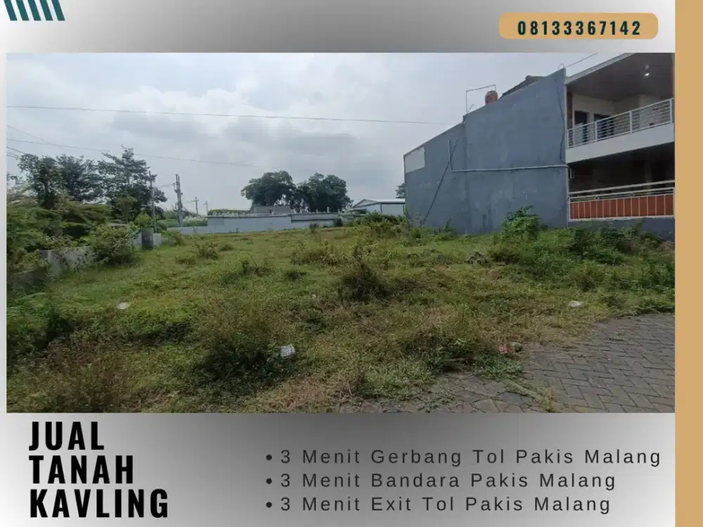 SHM Split 3 Menit Gerbang Tol Pakis Malang Tanah Strategis