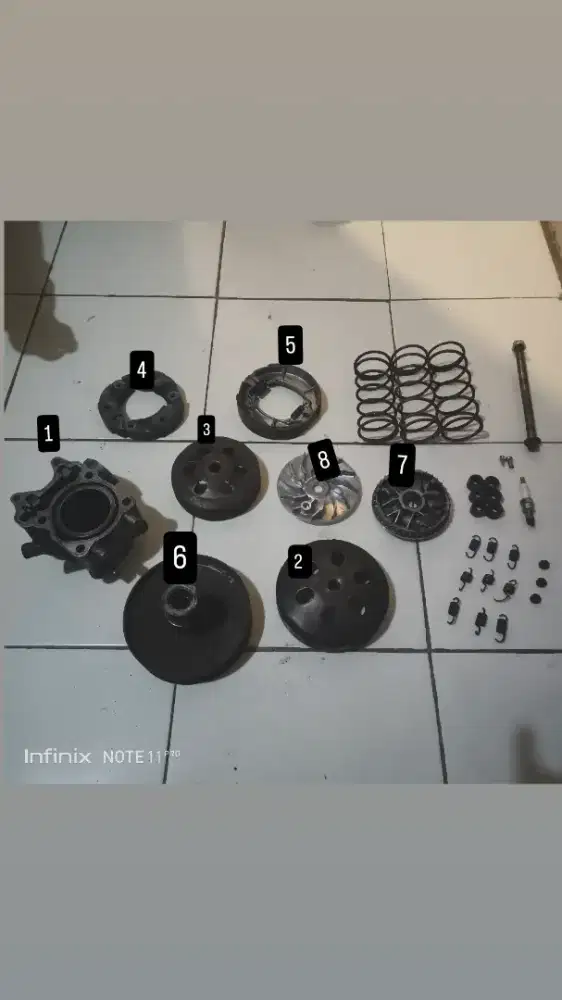 Sparepart Honda Vario beat dll