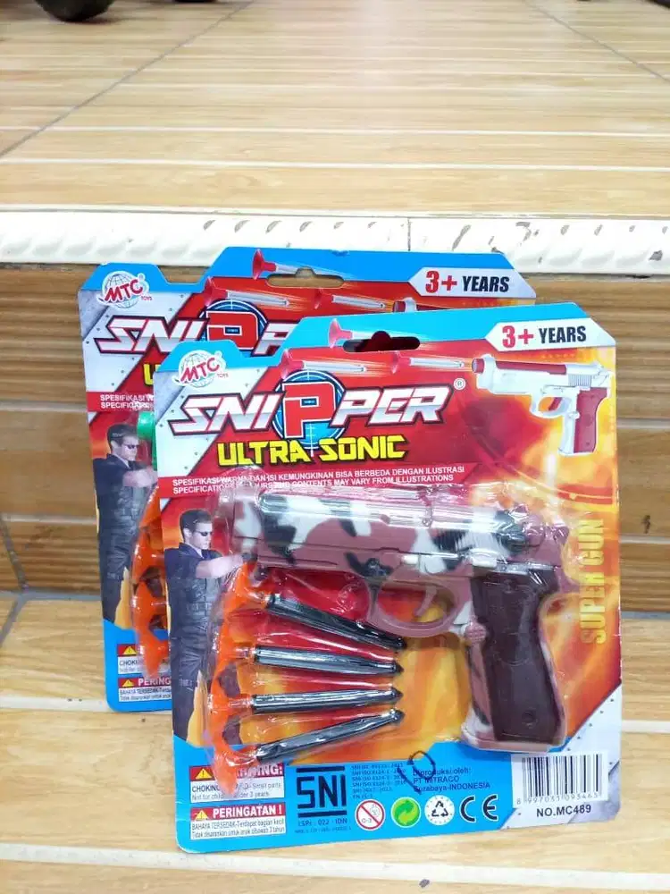 mainan anak sniper ultrasonic aman untuk anak