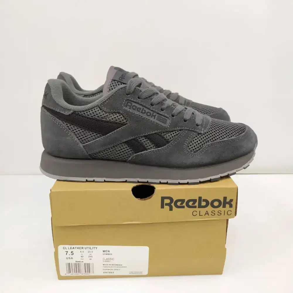 Reebok Classic Leather Utility Dark Grey