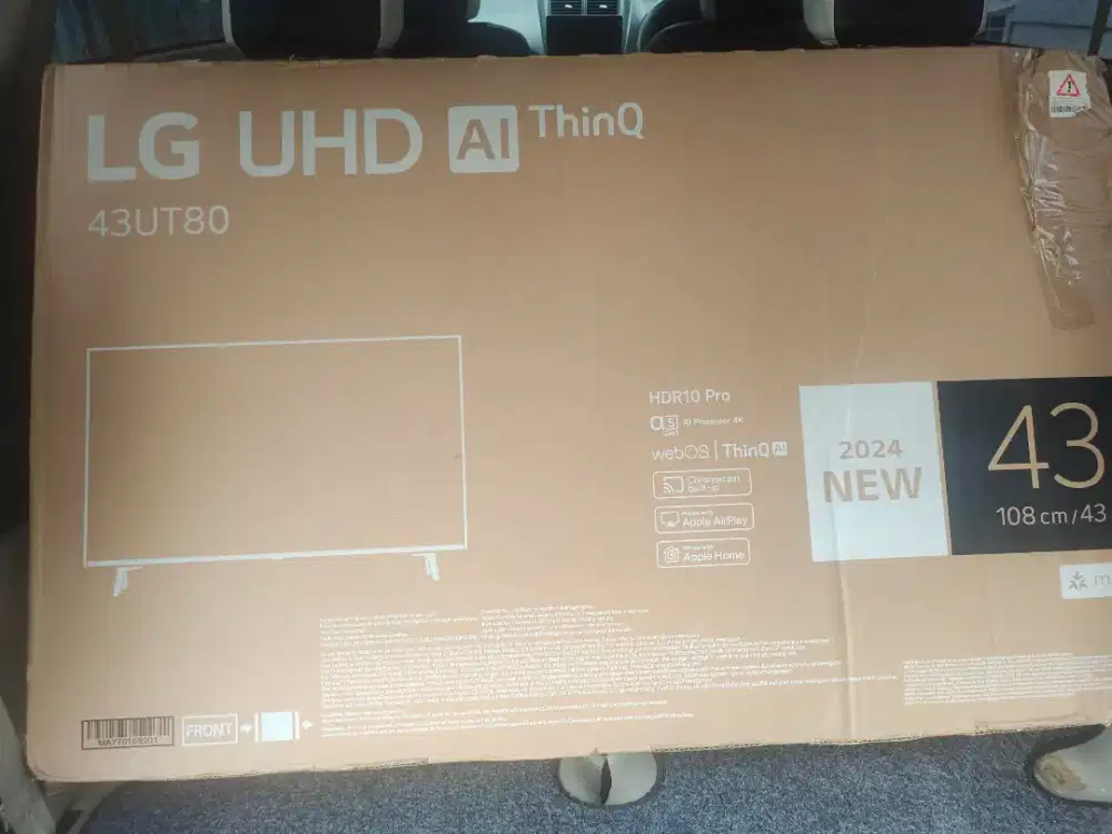 Di jual tv LG UHD smart android 43 inc baru