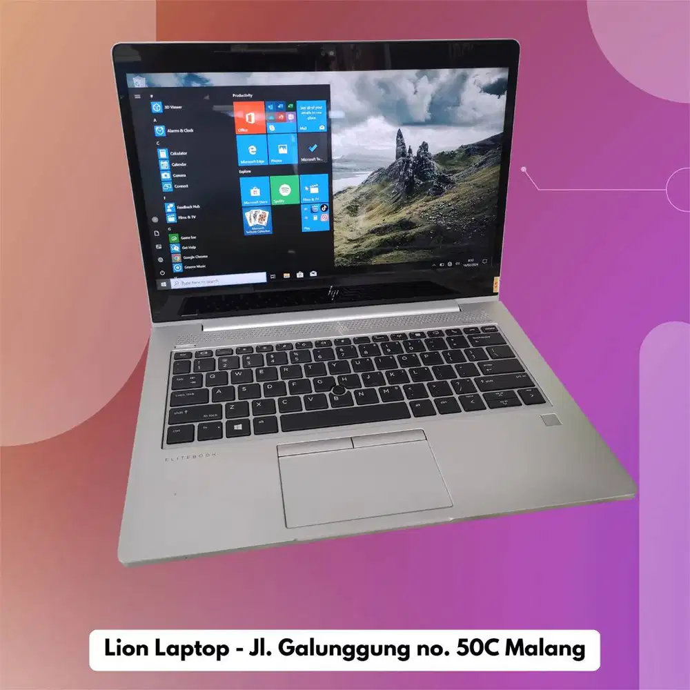 Core i7 gen 8 RAM 8GB Touchscreen Slim HP Elitebook 830 G6 [14|05]