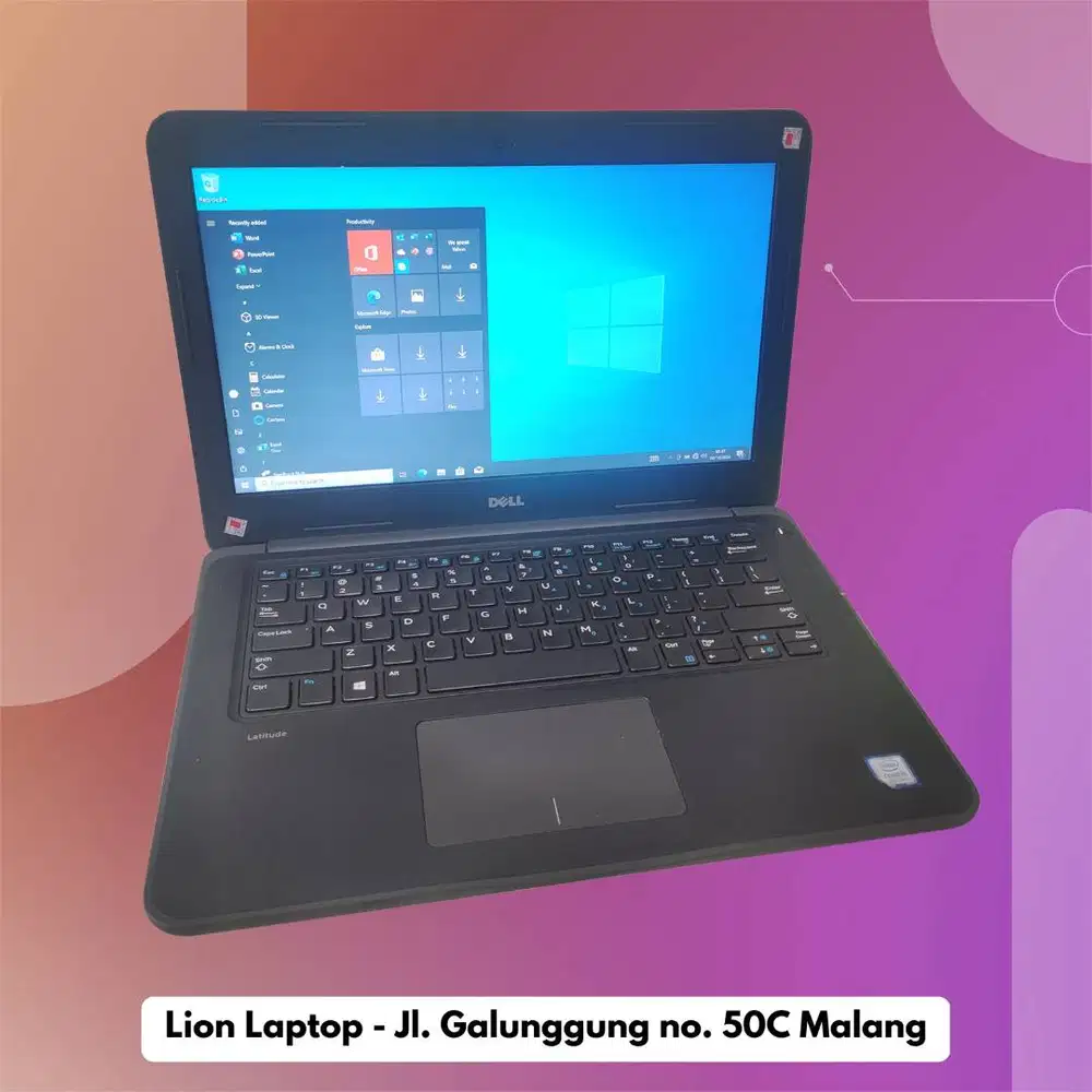 Core i5 Gen 7 Murah Mulus RAM 8GB SSD 256GB Dell Latitude 3380 [14|05]