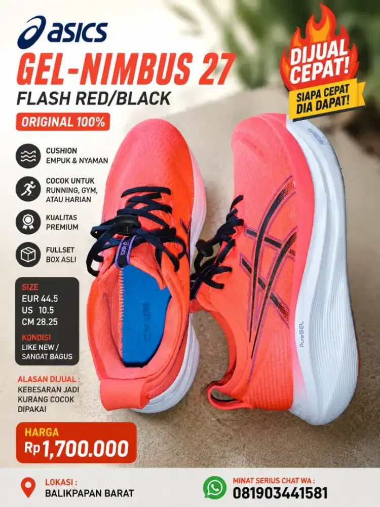 Sepatu Original Asics Gel Nimbus 27