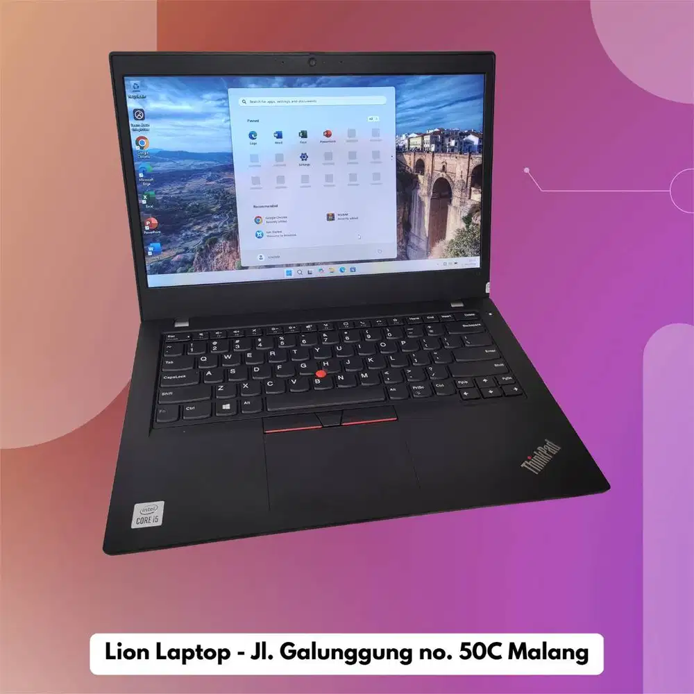 i5 Gen 10 Murah RAM 8GB SSD 256GB Lenovo Thinkpad L14 [14|05]