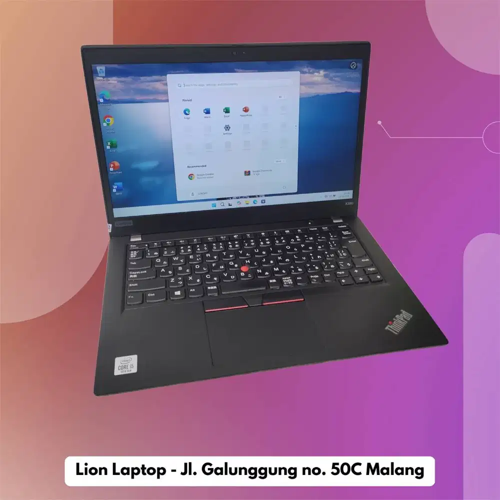 i5 GEN 10 Murah RAM 8GB Lenovo Thinkpad X390 [14|05]