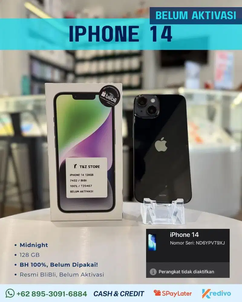 IPHONE 14 128GB - MIDNIGHT