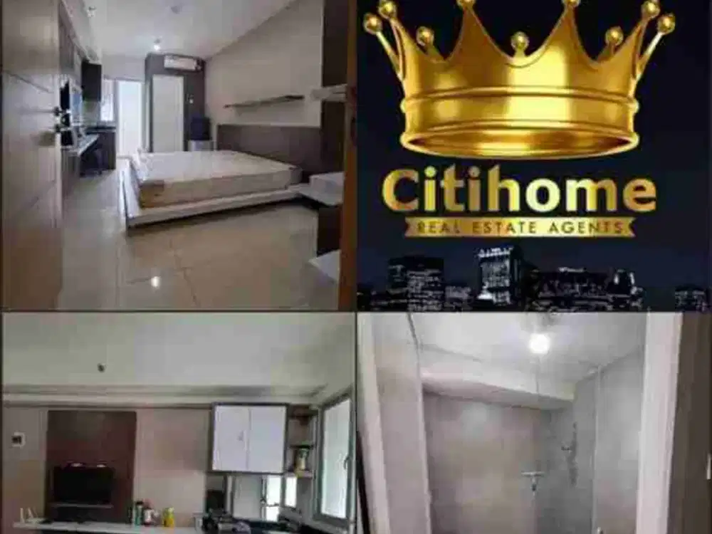 sewa bulanan studio furnish apartemen educity citihome