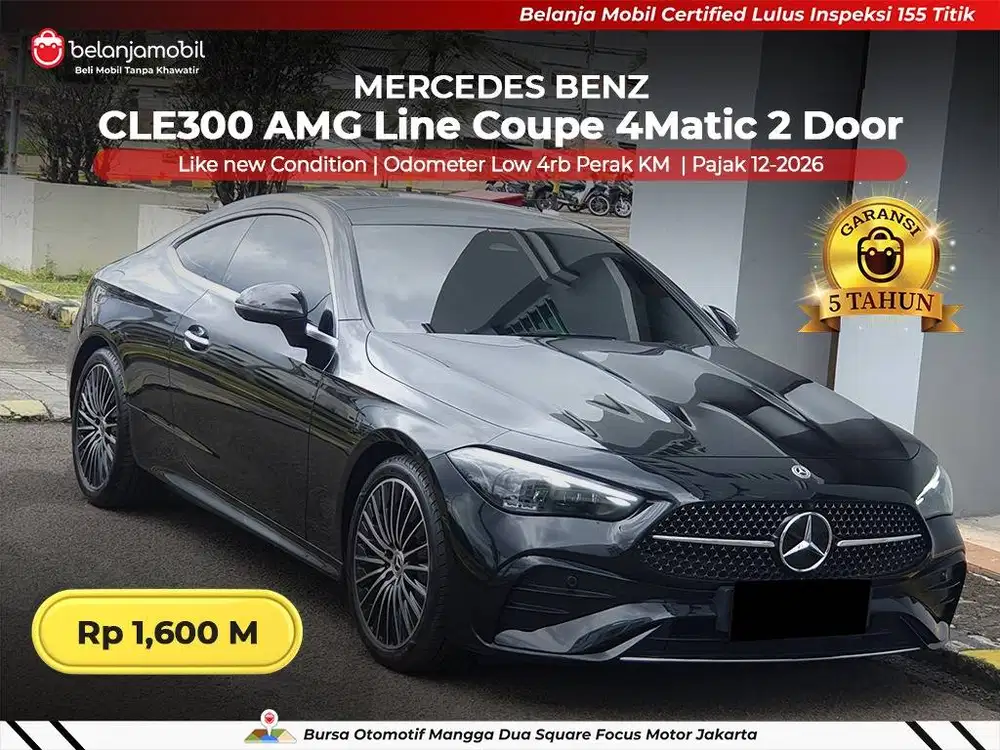 [ LOW KM 4RB ] Mercedes Benz Mercy CLE300 CLE 300 AMG Coupe 2024/2025