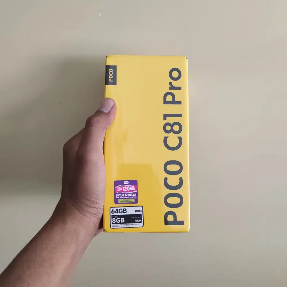 Fast respon WA Poco C81 Pro 4+4/64 Garansi resmi 15bln