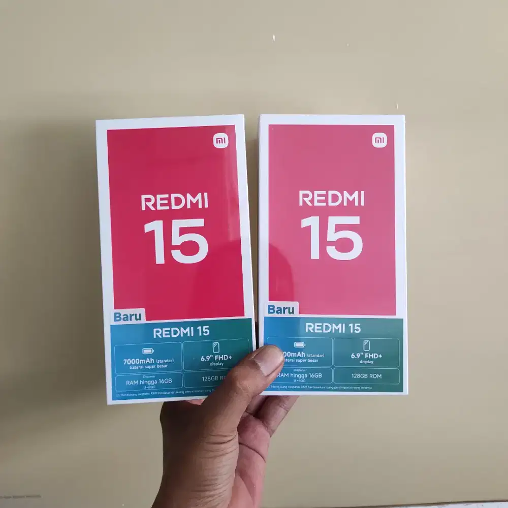 Fast respon WA Xiaomi Redmi 15 NFC 8+8/256 Garansi resmi 15bln