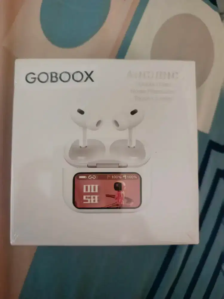 GOBOOX Headset Earphone TWS Bluetooth 5.4 Kondisi Segel