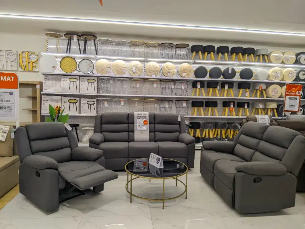 PROMO SOFA 1 SET RECLINER  HANYA 4 HARI!!