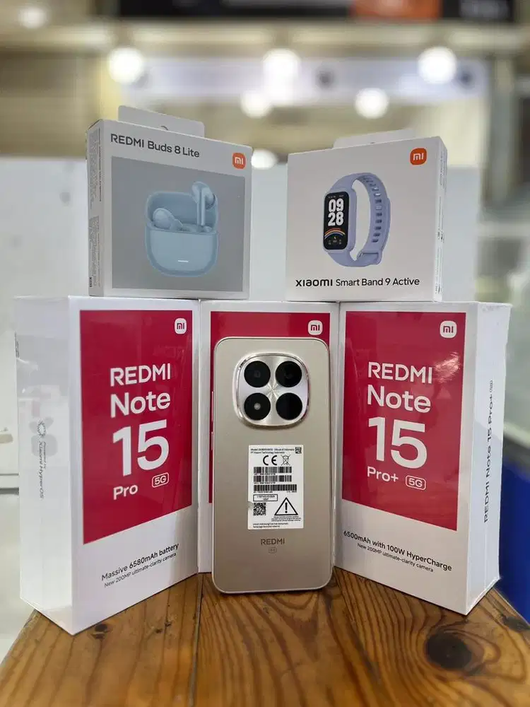 Xiaomi redmi note 15 pro 5G 12/512 paket bundling  priode 1-30 mei