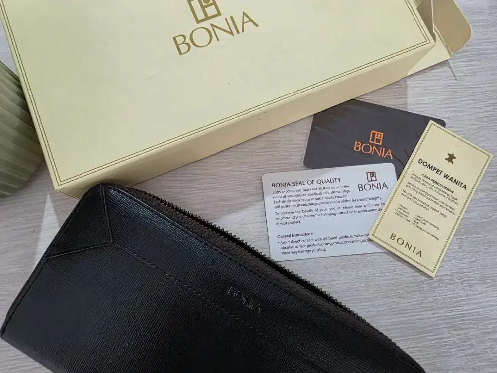 Dompet panjang wanita Bonia Original Kulit