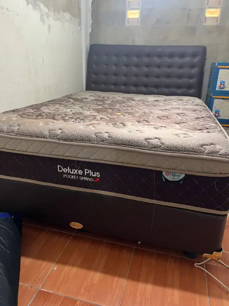 Di jual kasur spring bed merk central harga bisa nego yak