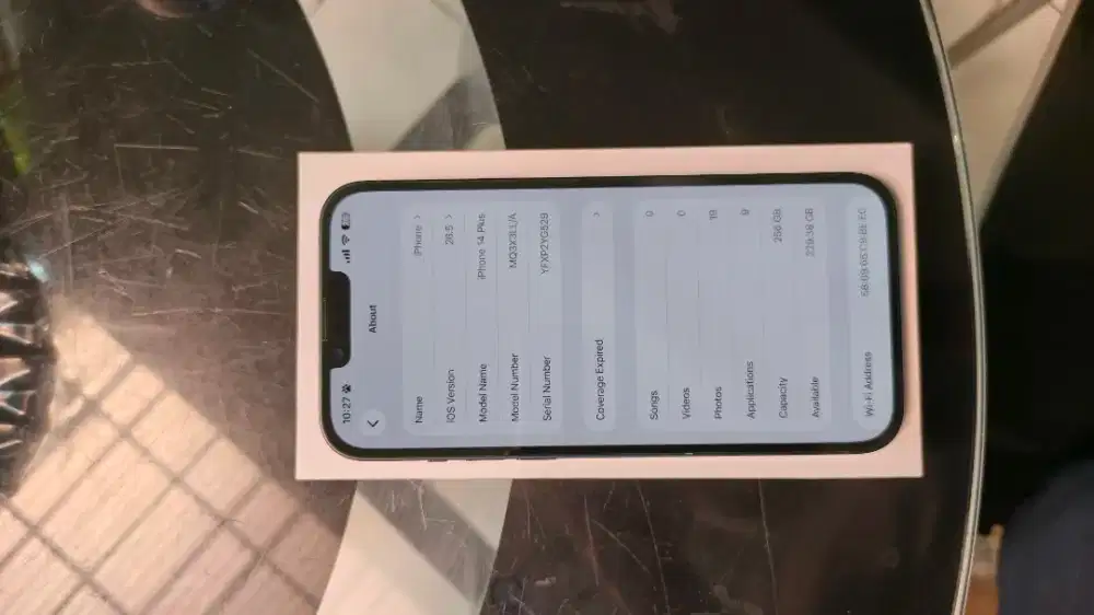 Iphone 14 plus 256 beacukai