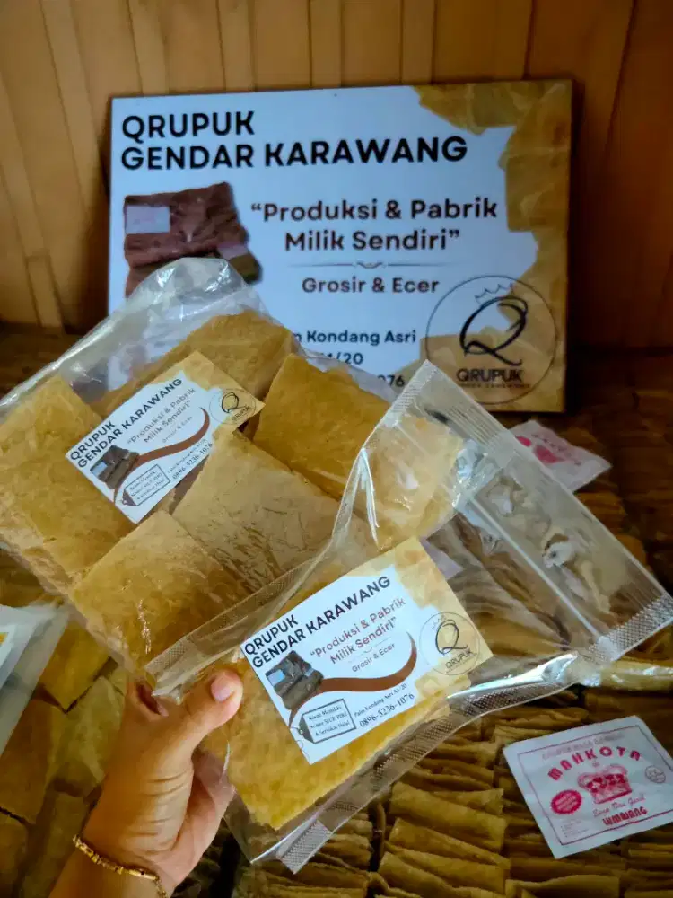 Kerupuk Nasi Gendar Puli Karak