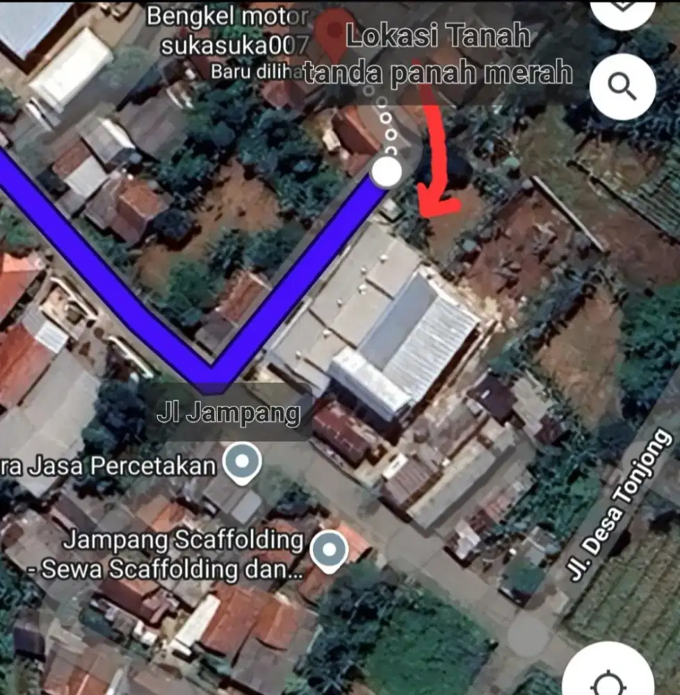 Dijual cepat dibawah harga pasar Tanah di Jl Jampang Kalisuren