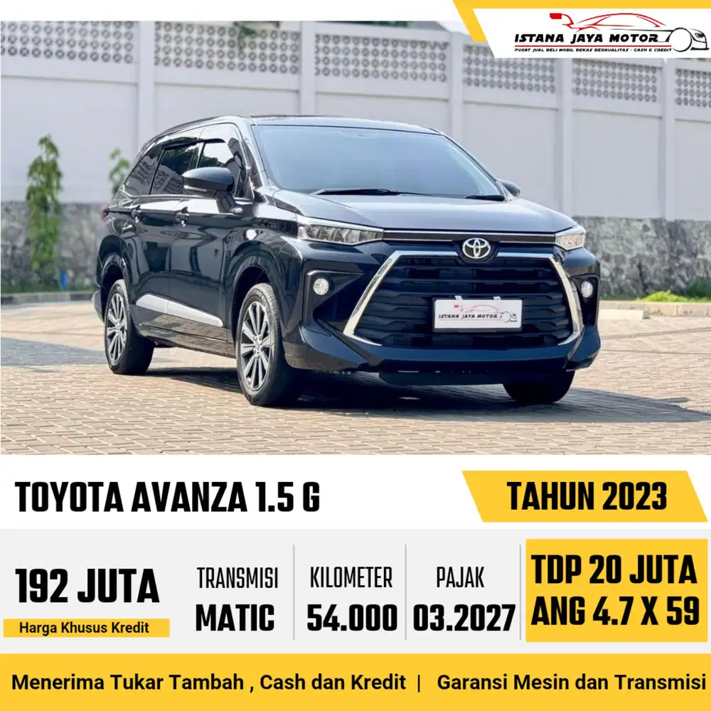 TOYOTA AVANZA 1.5 G CVT 2023