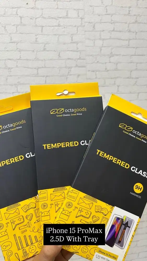 Temperad Glass Octagood Premium Iphone 15 Promax/16 Pro/16 ProMax