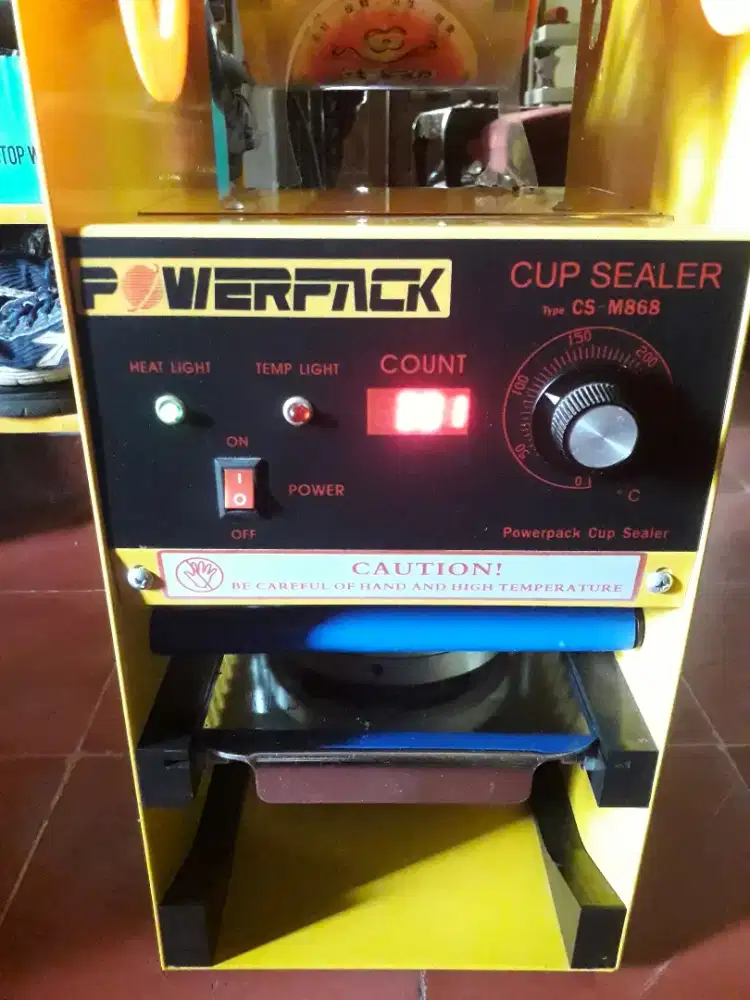 MESIN PRES CUP PowerPack CS-M868i (Combo Cup) Digital Counter