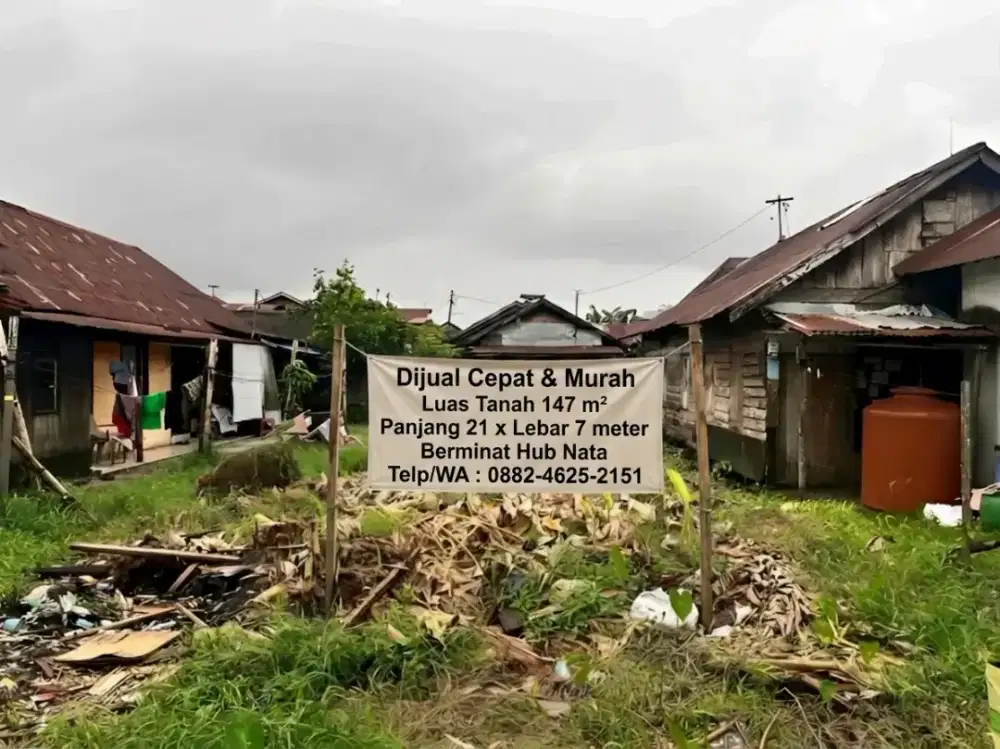 Dijual Cepat Tengah Kota Banjarmasin