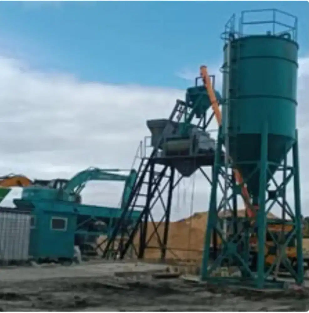 JUAL BATCHING PLANT WETMIX 30–40 M3/JAM READY STOCK